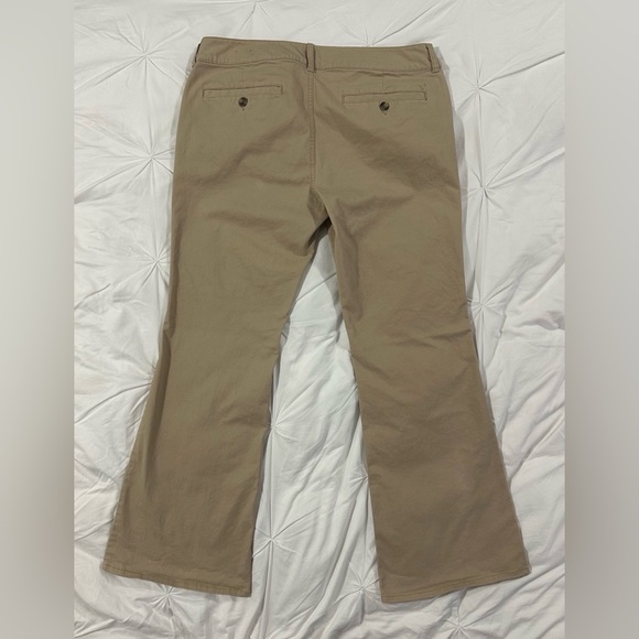 American Eagle Artist Stretch Khaki Pants Women’s 14 Bootcut Chino 30” Inseam - Picture 3 of 6